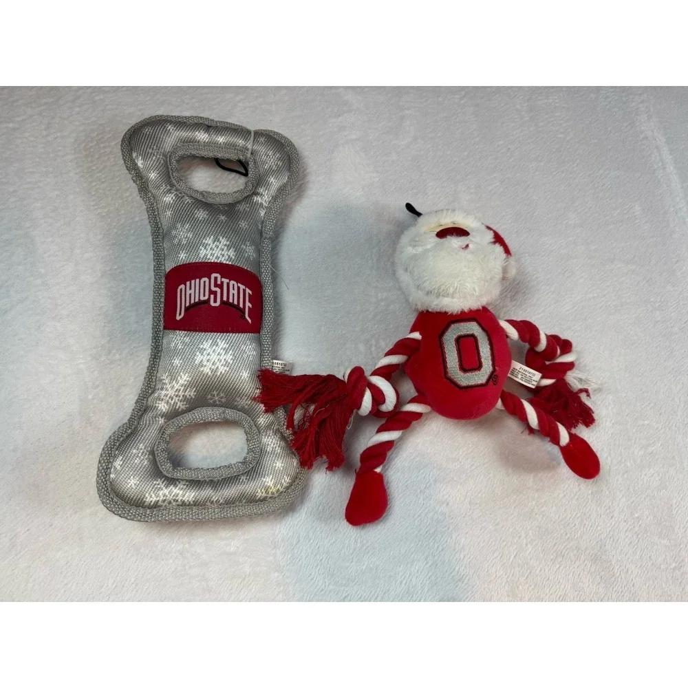 Lot Of Dog Toys Ohio State‎ Christmas